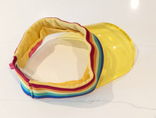 Load image into Gallery viewer, Little Bird Retro Rainbow Sun Visor - One Size
