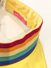 Load image into Gallery viewer, Little Bird Retro Rainbow Sun Visor - One Size
