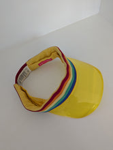 Load image into Gallery viewer, Little Bird Retro Rainbow Sun Visor - One Size
