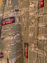 Load image into Gallery viewer, Soft Vintage French Aeroplane Striped Shirt - 10 years
