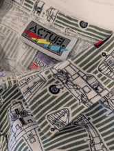 Load image into Gallery viewer, Soft Vintage French Aeroplane Striped Shirt - 10 years
