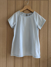 Load image into Gallery viewer, Lovely Light Blue French Cotton Top - 10 Years
