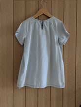 Load image into Gallery viewer, Lovely Light Blue French Cotton Top - 10 Years
