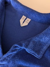 Load image into Gallery viewer, ARKET Retro Blue Towelling Polo TShirt - 7 Years
