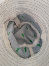 Load image into Gallery viewer, Mini Boden Blue Denim Look Cactus Sun Hat  7-10 Years
