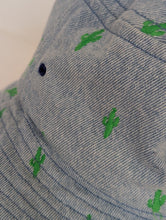Load image into Gallery viewer, Mini Boden Blue Denim Look Cactus Sun Hat  7-10 Years
