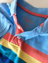 Load image into Gallery viewer, Mini Boden Retro Stripe Polo Shirt - 8 Years
