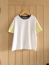 Load image into Gallery viewer, Anyday Colour Block White T Shirt - 9 Years
