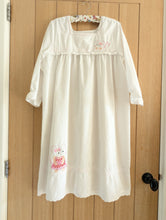 Load image into Gallery viewer, Powell Craft White Cotton Floaty Mouse Nightdress - 9 Years
