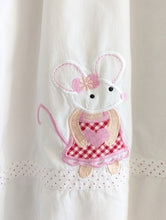 Load image into Gallery viewer, Powell Craft White Cotton Floaty Mouse Nightdress - 9 Years
