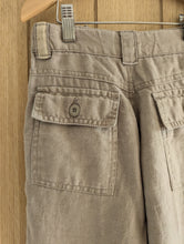 Load image into Gallery viewer, Okaidi 100% Fawn Linen Trousers - 8 Years
