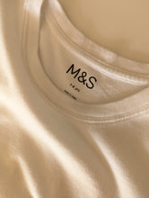 Load image into Gallery viewer, M&amp;S White T Shirt - 8 Years
