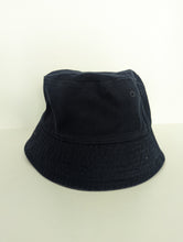 Load image into Gallery viewer, M&amp;S Navy Blue Cotton Sun hat 10-13 Years
