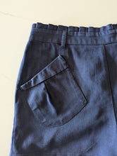 Load image into Gallery viewer, Lovely Needlecord Tailored Navy Cotton Shorts - 11 Years

