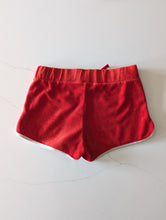 Load image into Gallery viewer, Red Retro Towelling Shorts - 9 Years
