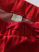 Load image into Gallery viewer, Red Retro Towelling Shorts - 9 Years

