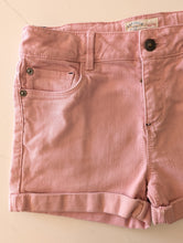 Load image into Gallery viewer, Dusky Pink Denim Shorts - 11 Years
