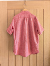 Load image into Gallery viewer, Linen Cotton Washed Red Short Sleeved Shirt - 10 Years
