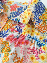 Load image into Gallery viewer, Fabulous Floral 60s Vintage Blouse - 12 Years
