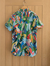 Load image into Gallery viewer, Mini Boden Jungle Print Short Sleeved Shirt - 10 Years
