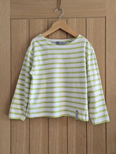 Load image into Gallery viewer, Cool Mint Breton Striped Marinière - 7 Years
