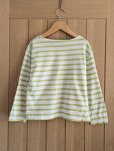 Load image into Gallery viewer, Cool Mint Breton Striped Marinière - 7 Years
