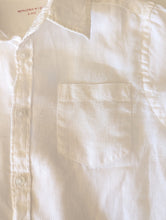 Load image into Gallery viewer, Classic Monoprix White Linen Shirt - 8 Years
