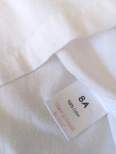 Load image into Gallery viewer, French Grandad Collar White Coton Tunic - 8 Years
