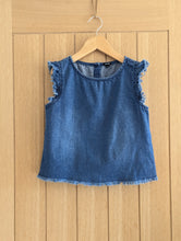 Load image into Gallery viewer, Sweet Sleeveless Denim Top - 7 Years
