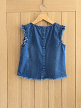 Load image into Gallery viewer, Sweet Sleeveless Denim Top - 7 Years
