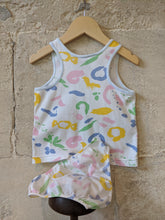 Load image into Gallery viewer, Baby Kids 80s Pastel Abstract Print Vest Bottoms
