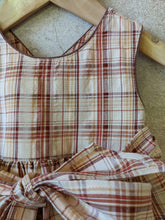 Load image into Gallery viewer, Wonderful French Vintage Plaid Dress - 6 Months

