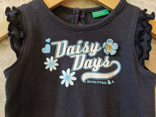 Load image into Gallery viewer, Daisy Daisy Navy Benetton Baby Vest T-Shirt Navy Blue 3-6 Months
