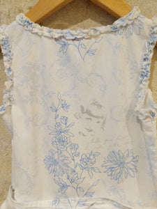 Pretty French Floral Summer Dress - 2 Years