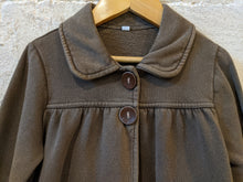 Load image into Gallery viewer, Lovely French Girls Cardigan Jacket Brown Cotton Designer Sale 4-5 Years
