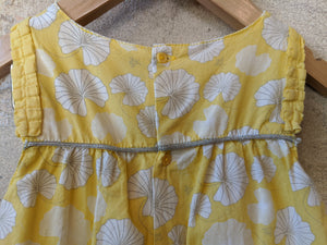 Sunny Yellow Dress with Petticoat & Matching Pants - 12 Months
