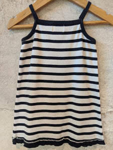 Weekend à La Mer Breton Striped Beach Dress - 12 Months