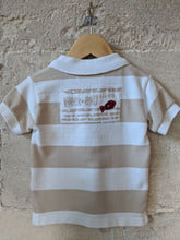 Load image into Gallery viewer, Weekend  à La Mer Striped Cotton Polo Shirt - 12 Months
