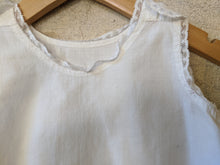 Load image into Gallery viewer, Beautiful French Antique White Cotton Lace Trimmed Tunic - 12 Months
