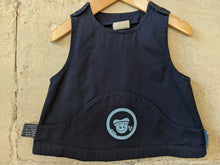 Load image into Gallery viewer, Vintage Sailor A-Line Navy Tunic with Kangaroo Pocket - 3 Months
