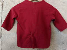 Load image into Gallery viewer, Fabulous French Red Top with Pet Rabbit - 3 Months
