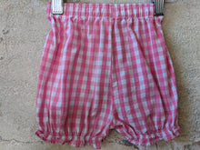 Load image into Gallery viewer, Grain de Blé Pink Checked Summer Dress &amp; Matching Bloomers 6 - Months
