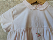 Load image into Gallery viewer, Beautiful Antique Cotton Dress with Sweet Embroidery - 3 Months
