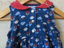 Load image into Gallery viewer, Fab French Vintage Seaside Romper Dress 6 Months

