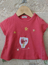 Load image into Gallery viewer, Catimini T Shirt with Secret Tulip Pocket - 6 Months
