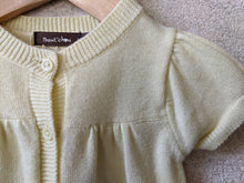 Load image into Gallery viewer, Lovely Lemon Bout&#39;Chou Cotton Cardigan 6 Months
