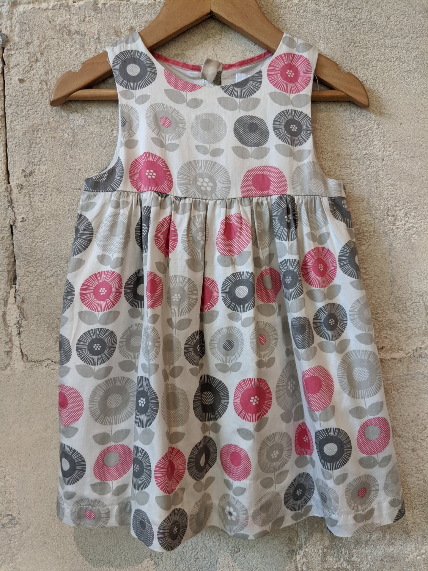 Cool Scandi Style French Summer Dress - 12 Months