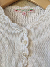 Load image into Gallery viewer, Bonpoint White Cotton Knit Cardigan - 6 Months
