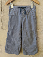 Load image into Gallery viewer, Bout&#39;Chou Powder Blue Linen Trousers - 18 Months
