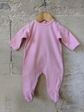 Load image into Gallery viewer, Pink Polkadot Sleepsuit 1 Month
